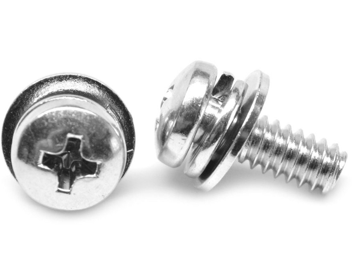 3x12 پیچ دوبل واشر 12×3 اسمبل شده – 500 تایی - تصویر 1